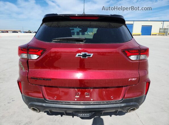 KL79MTSL2PB057719 2023 CHEVROLET TRAILBLAZER Red უკანა ხედი