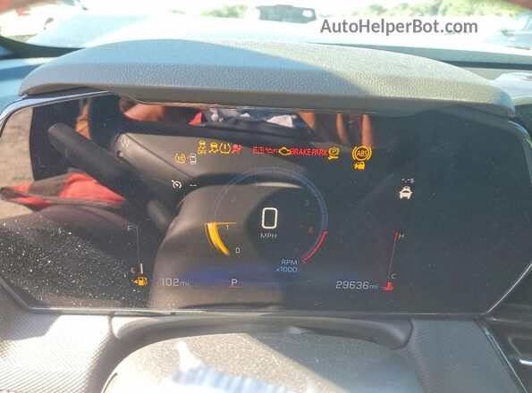 KL79MTSL2RB215124 2024 CHEVROLET TRAILBLAZER Black Instrument cluster view