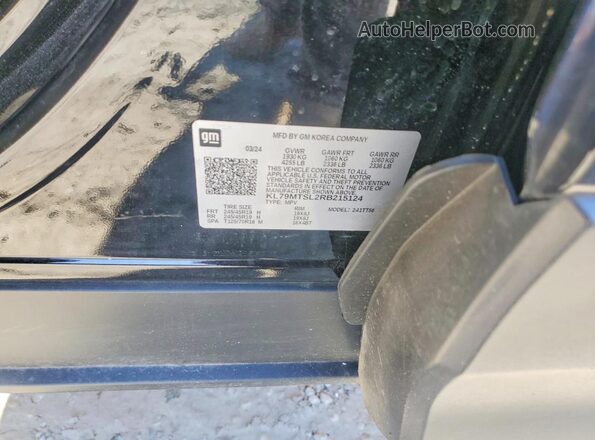 KL79MTSL2RB215124 2024 CHEVROLET TRAILBLAZER Black Engine compartment view