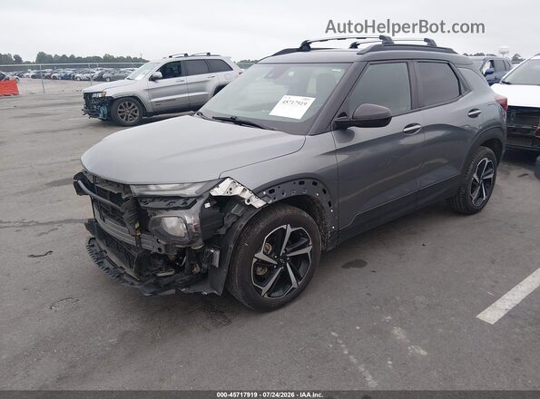 KL79MTSL3NB008915 2022 CHEVROLET TRAILBLAZER Gray Передня ліва чверть