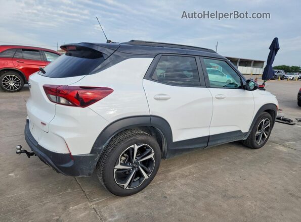 KL79MTSL3NB016304 2022 CHEVROLET TRAILBLAZER White Trasero derecho