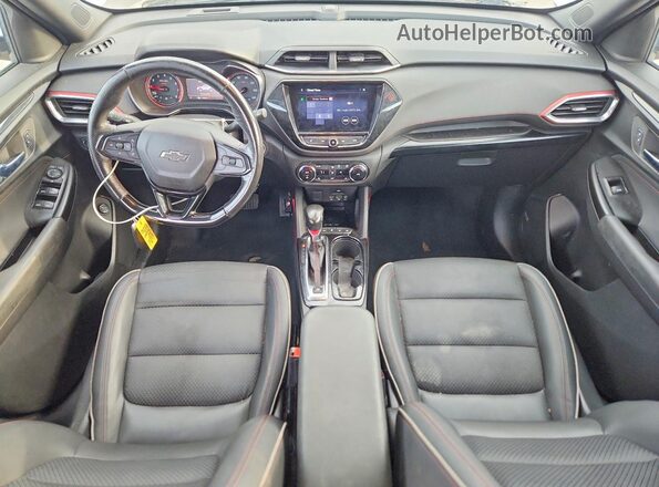 KL79MTSL3NB016304 2022 CHEVROLET TRAILBLAZER White Vista del salpicadero