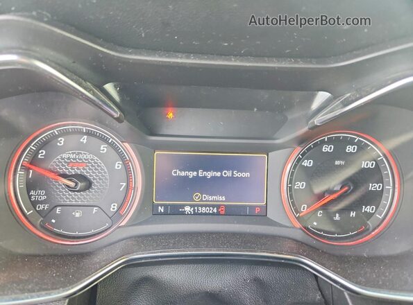 KL79MTSL3NB016304 2022 CHEVROLET TRAILBLAZER White Vista del cuadro de instrumentos