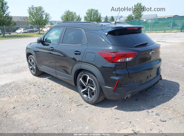 KL79MTSL3NB084599 2022 CHEVROLET TRAILBLAZER Black Rear left