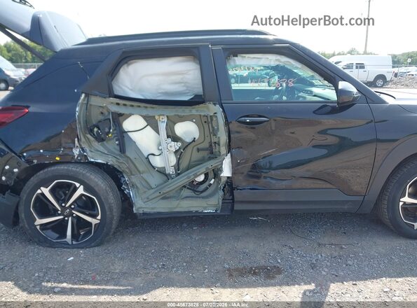 KL79MTSL3NB084599 2022 CHEVROLET TRAILBLAZER Black Front view