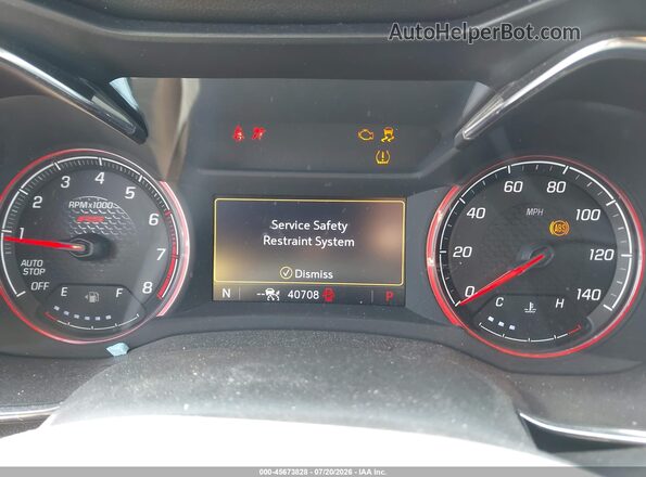 KL79MTSL3NB084599 2022 CHEVROLET TRAILBLAZER Black Rear seats view
