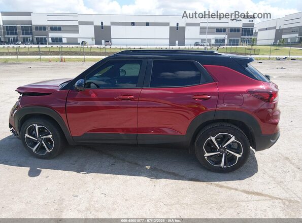 KL79MTSL3NB120470 2022 CHEVROLET TRAILBLAZER Red Widok wnętrza 360 stopni
