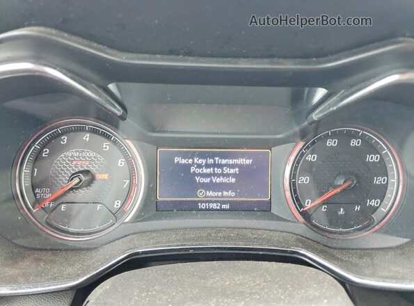 KL79MTSL3PB167937 2023 CHEVROLET TRAILBLAZER Silver Вид щитка приладів