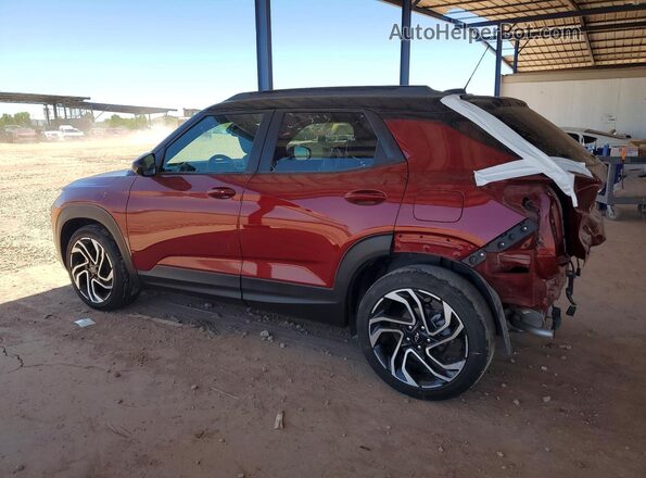 KL79MTSL3RB217075 2024 CHEVROLET TRAILBLAZER Maroon Задня ліва чверть