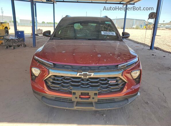 KL79MTSL3RB217075 2024 CHEVROLET TRAILBLAZER Maroon Вид спереду