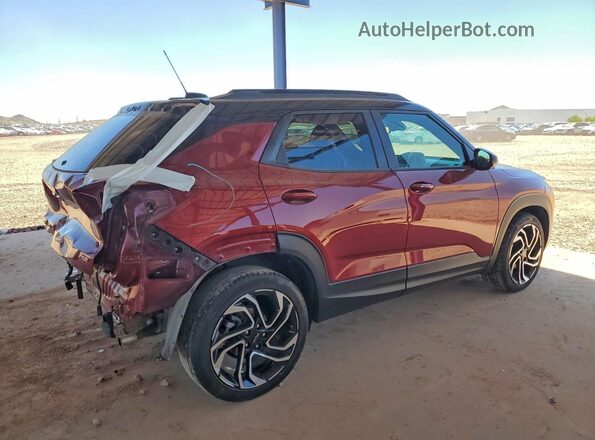 KL79MTSL3RB217075 2024 CHEVROLET TRAILBLAZER Maroon Задня права чверть