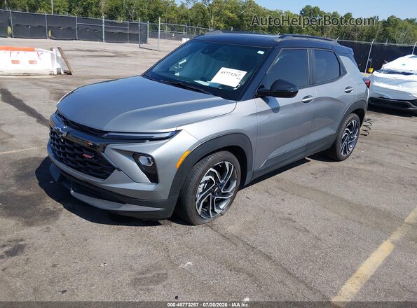 KL79MTSL3SB003662 2025 CHEVROLET TRAILBLAZER Gray Front left