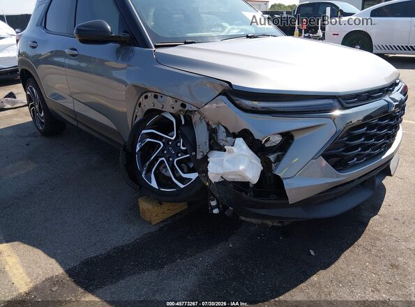 KL79MTSL3SB003662 2025 CHEVROLET TRAILBLAZER Gray Front view