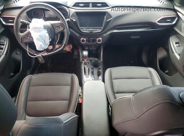 KL79MTSL4NB008759 2022 CHEVROLET TRAILBLAZER Charcoal წინა პანელის ხედი