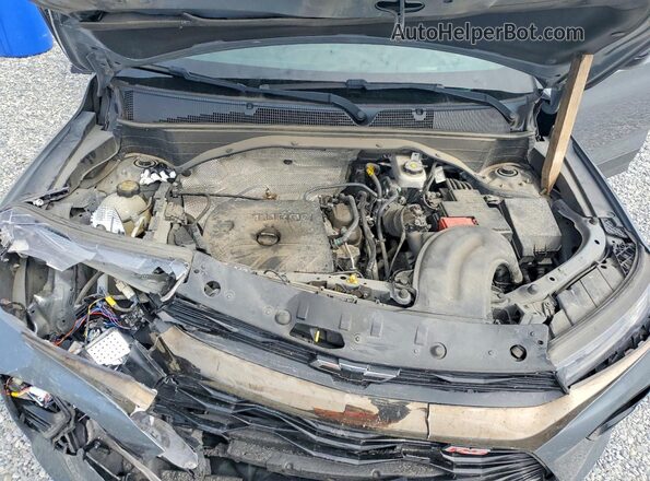 KL79MTSL4NB008759 2022 CHEVROLET TRAILBLAZER Charcoal ძრავის განყოფილების ხედი