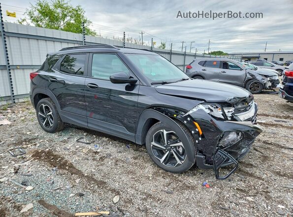 KL79MTSL4NB042099 2022 CHEVROLET TRAILBLAZER Black Front right