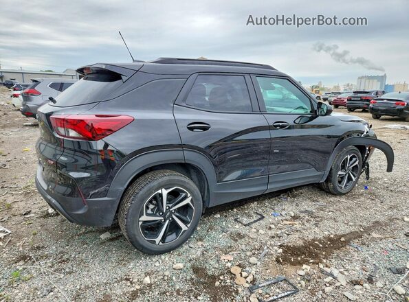 KL79MTSL4NB042099 2022 CHEVROLET TRAILBLAZER Black Rear right