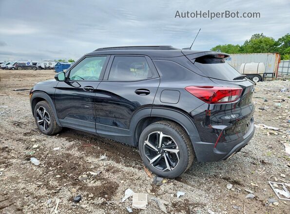 KL79MTSL4NB042099 2022 CHEVROLET TRAILBLAZER Black Rear left