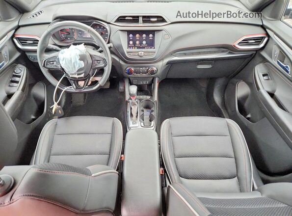 KL79MTSL4NB042099 2022 CHEVROLET TRAILBLAZER Black Dashboard view