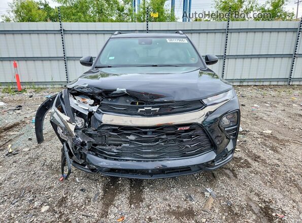 KL79MTSL4NB042099 2022 CHEVROLET TRAILBLAZER Black Front view