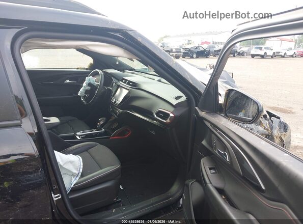 KL79MTSL4NB142056 2022 CHEVROLET TRAILBLAZER Black Front interior view