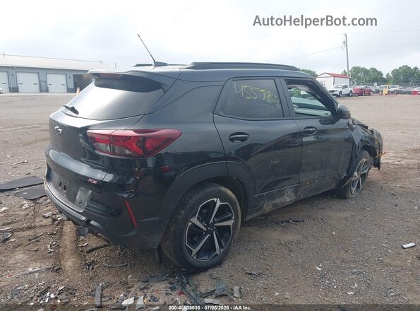 KL79MTSL4NB142056 2022 CHEVROLET TRAILBLAZER Black Rear right