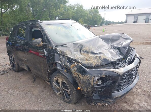 KL79MTSL4NB142056 2022 CHEVROLET TRAILBLAZER Black Front view