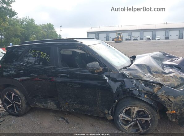 KL79MTSL4NB142056 2022 CHEVROLET TRAILBLAZER Black Rear interior view