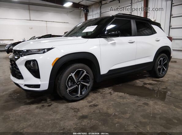 KL79MTSL4PB109433 2023 CHEVROLET TRAILBLAZER White Vista tres cuartos delantera izquierda