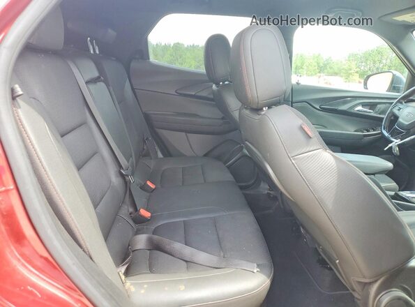 KL79MTSL4PB121033 2023 CHEVROLET TRAILBLAZER Red Vista de los asientos traseros
