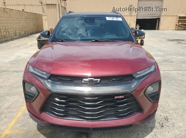KL79MTSL4PB121033 2023 CHEVROLET TRAILBLAZER Red Vista interior de 360 grados