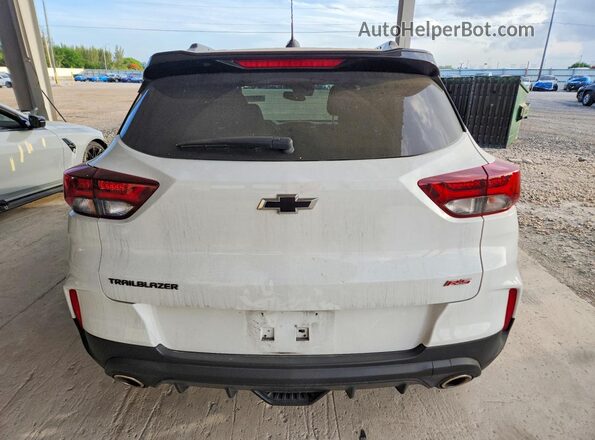 KL79MTSL4PB180096 2023 CHEVROLET TRAILBLAZER White Rear view