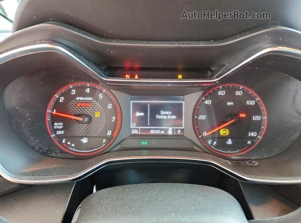 KL79MTSL4PB180096 2023 CHEVROLET TRAILBLAZER White Instrument cluster view