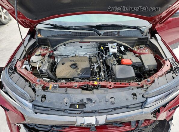 KL79MTSL4RB200379 2024 CHEVROLET TRAILBLAZER Red Widok komory silnika
