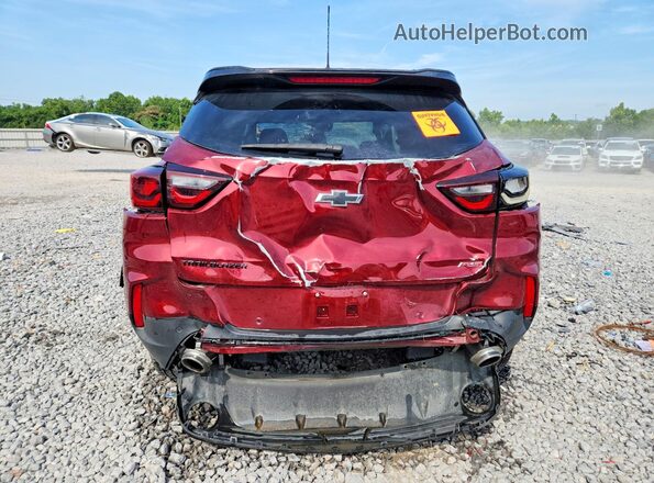 KL79MTSL4SB044950 2025 CHEVROLET TRAILBLAZER Burgundy უკანა ხედი