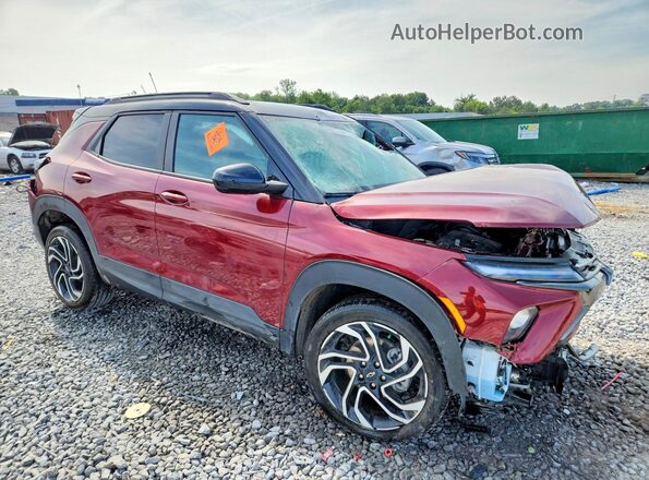 KL79MTSL4SB044950 2025 CHEVROLET TRAILBLAZER Burgundy წინა მარჯვენა
