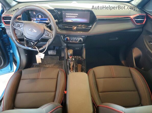 KL79MTSL4TB130616 2026 CHEVROLET TRAILBLAZER Turquoise წინა პანელის ხედი