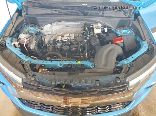 KL79MTSL4TB130616 2026 CHEVROLET TRAILBLAZER Turquoise ძრავის განყოფილების ხედი