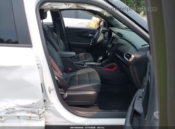 KL79MTSL5MB006856 2021 CHEVROLET TRAILBLAZER White Widok wnętrza z przodu
