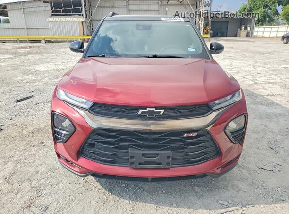 KL79MTSL5NB042290 2022 CHEVROLET TRAILBLAZER Maroon Widok z przodu