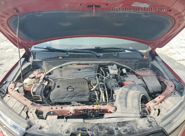 KL79MTSL5NB042290 2022 CHEVROLET TRAILBLAZER Maroon Widok komory silnika