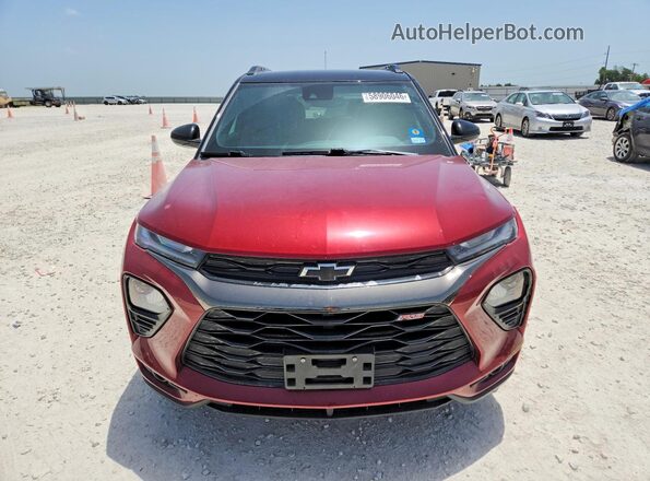 KL79MTSL5PB092500 2023 CHEVROLET TRAILBLAZER Red Front view