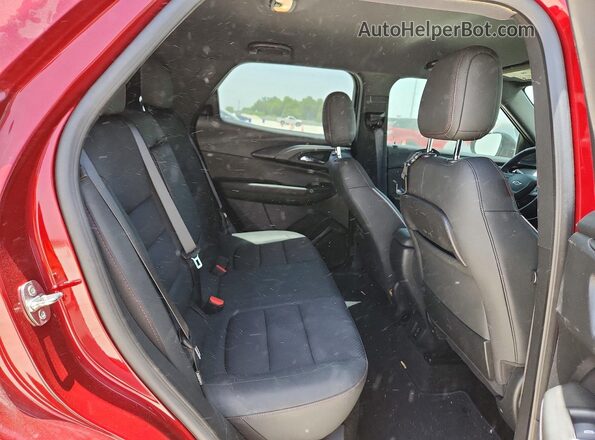 KL79MTSL5PB092500 2023 CHEVROLET TRAILBLAZER Red Rear seats view