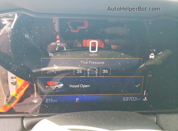 KL79MTSL5RB095335 2024 CHEVROLET TRAILBLAZER White Instrument cluster view