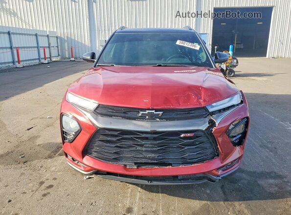 KL79MTSL6NB053346 2022 CHEVROLET TRAILBLAZER Бордовый Вид спереди