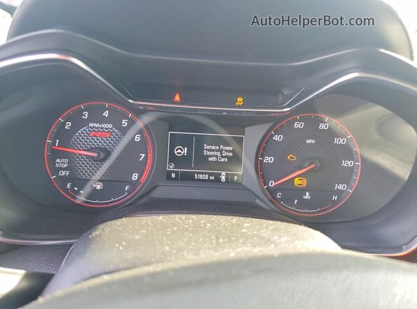 KL79MTSL6NB053346 2022 CHEVROLET TRAILBLAZER Бордовый Вид щитка приборов