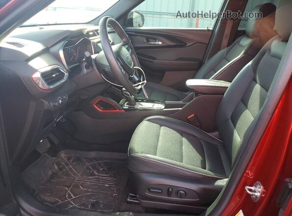 KL79MTSL6NB053346 2022 CHEVROLET TRAILBLAZER Бордовый Вид салона спереди