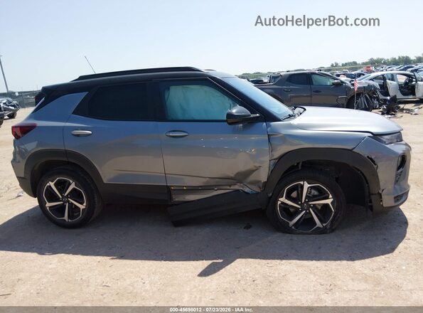 KL79MTSL6PB092943 2023 CHEVROLET TRAILBLAZER Gray Вид задньої частини салону