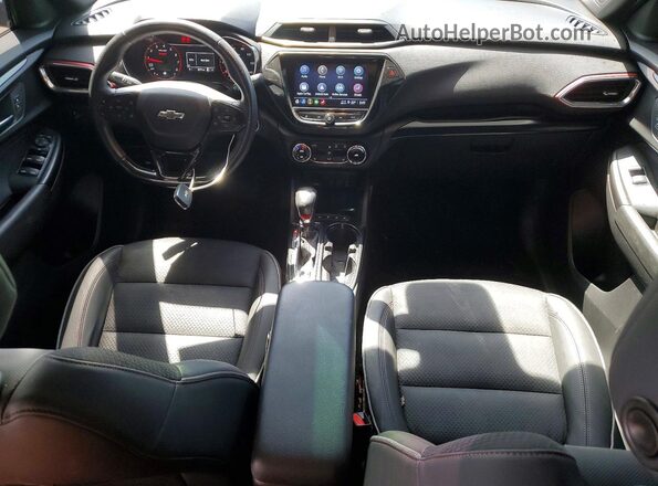 KL79MTSL6PB119591 2023 CHEVROLET TRAILBLAZER Черный Вид панели приборов