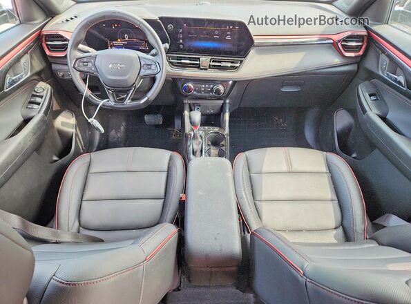KL79MTSL6RB185528 2024 CHEVROLET TRAILBLAZER Gray Widok deski rozdzielczej